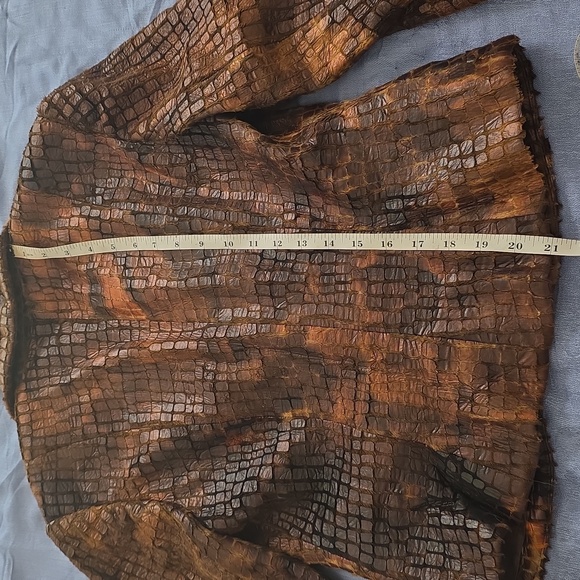 Lena Gabrielle Faux Alligator Blazer Jacket - Picture 12 of 12